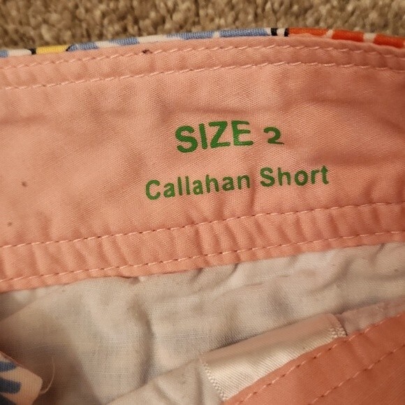 Lilly Pulitzer "Get Nauti" Blue Nautical Boats Callahan Shorts Size 2 - Picture 6 of 9